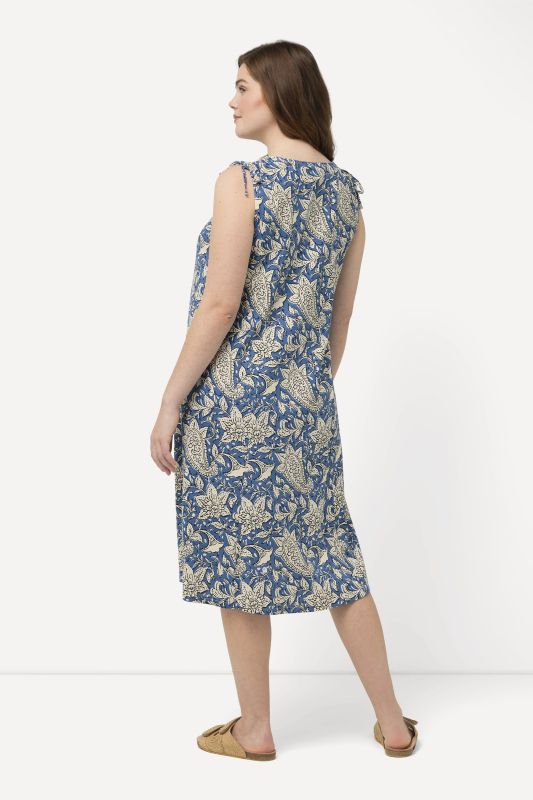 Eco Cotton Sleeveless Paisley Dress