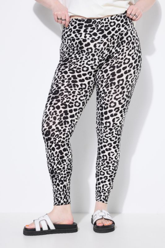 Leopard Print Cropped Leggings