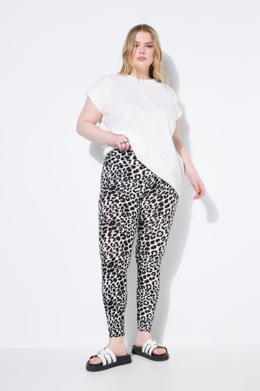Leopard Print Cropped Leggings