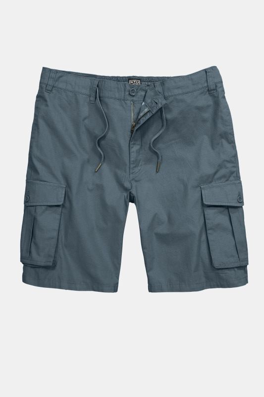 STHUGE cargo shorts, loose fit, ripstop, elasticated waistband, up to size 72