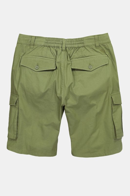 STHUGE cargo shorts, loose fit, ripstop, elasticated waistband, up to size 72