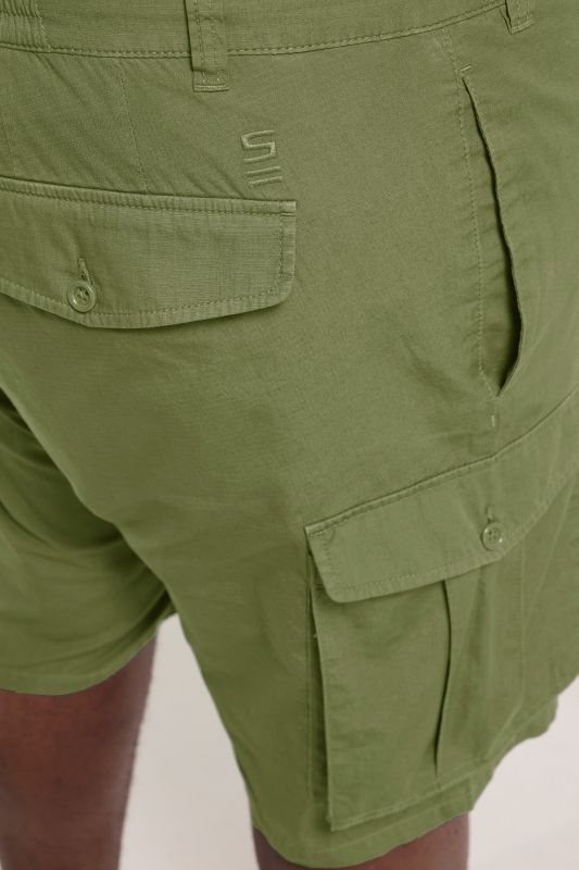 STHUGE cargo shorts, loose fit, ripstop, elasticated waistband, up to size 72