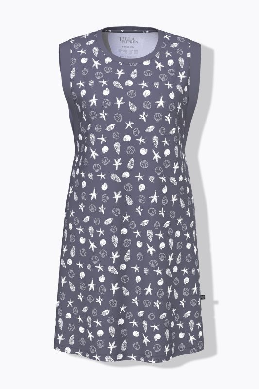 Printed Sleeveless Nightgown
