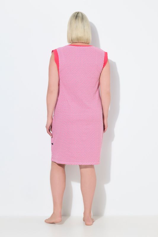 Printed Sleeveless Nightgown