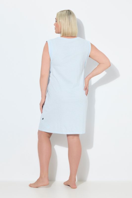 Printed Sleeveless Nightgown
