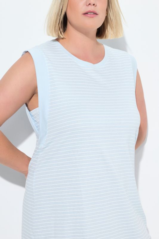 Printed Sleeveless Nightgown