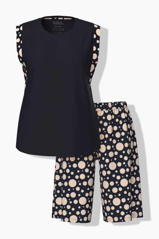 Printed Two Piece Shorty Pajama Set