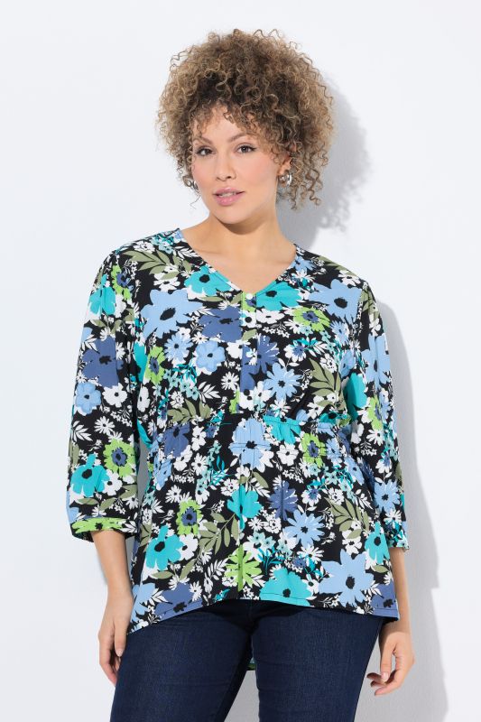 Dreamy Floral 3/4 Sleeve Blouse