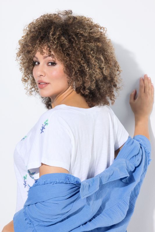Cross Stitch Short Sleeve Tee