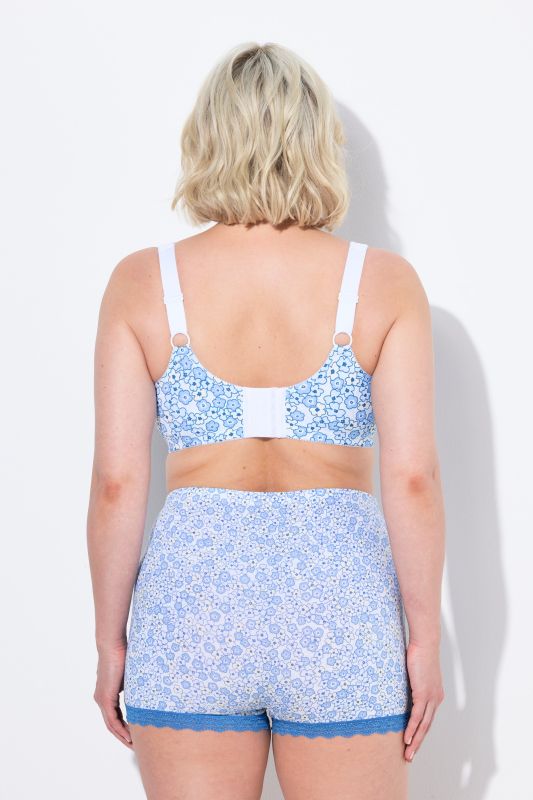 Daisy Print Relief Bra