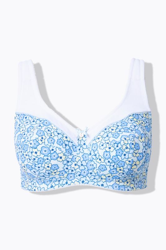 Daisy Print Relief Bra