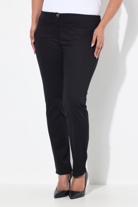 Stretch Fit Elastic Waist Chino Pants