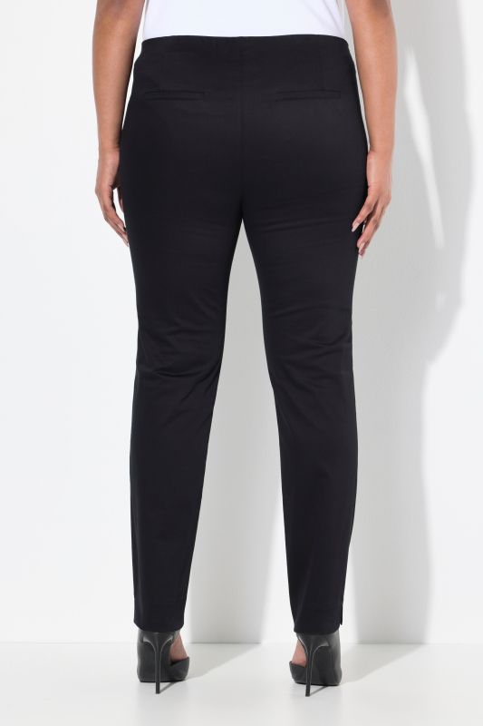 Stretch Fit Elastic Waist Chino Pants