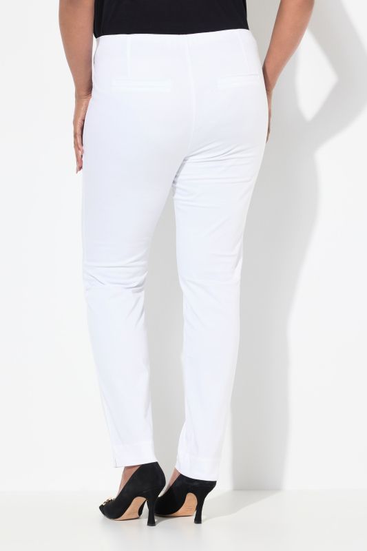 Stretch Fit Elastic Waist Chino Pants