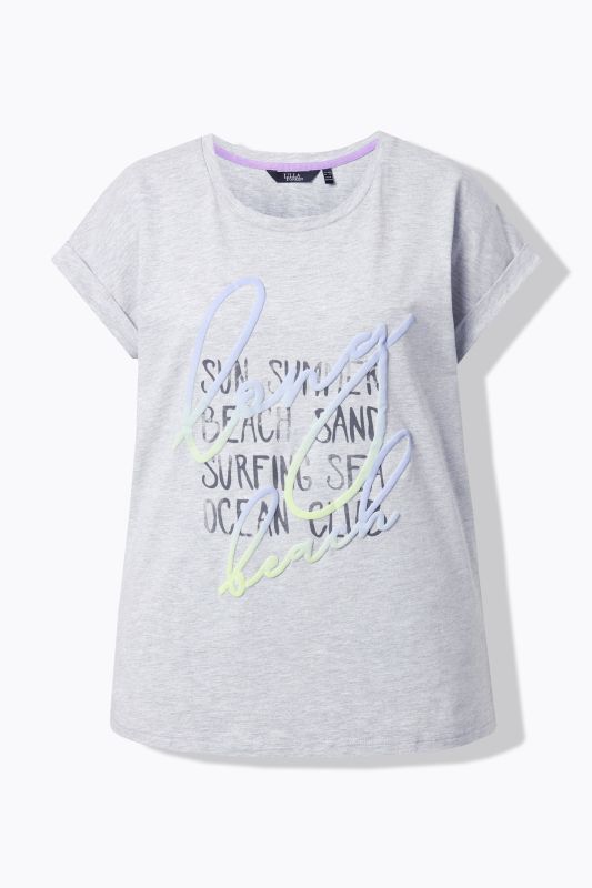 Long Beach Lettering Cap Sleeve Tee