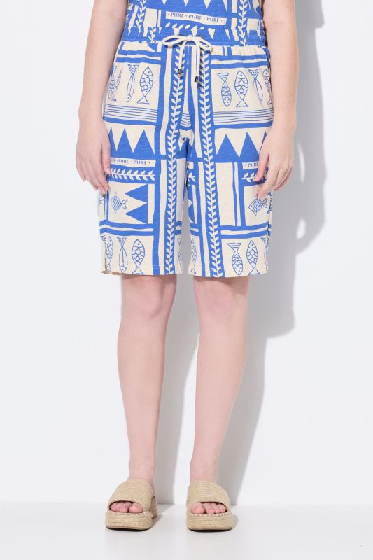 Eco Cotton Fish Print Shorts