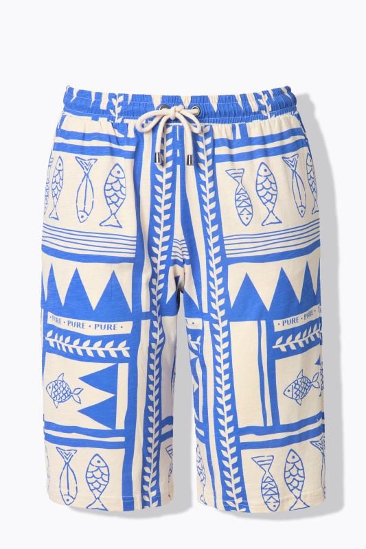 Eco Cotton Fish Print Shorts