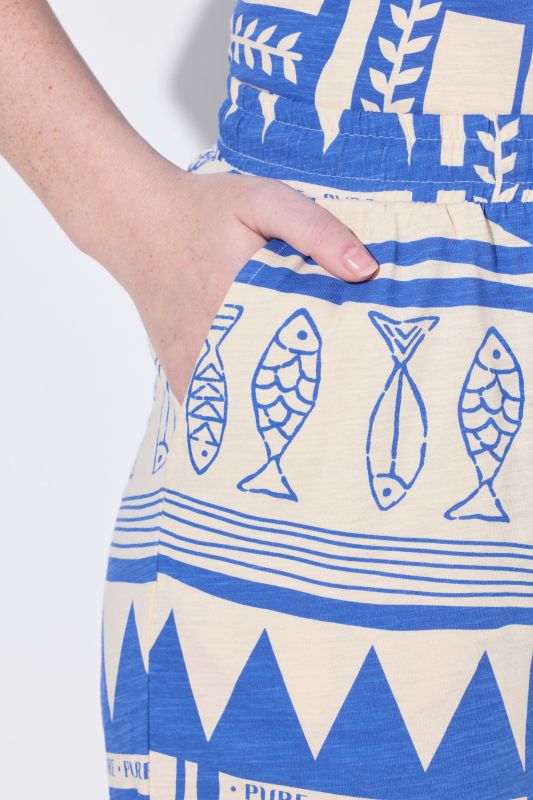 Eco Cotton Fish Print Shorts