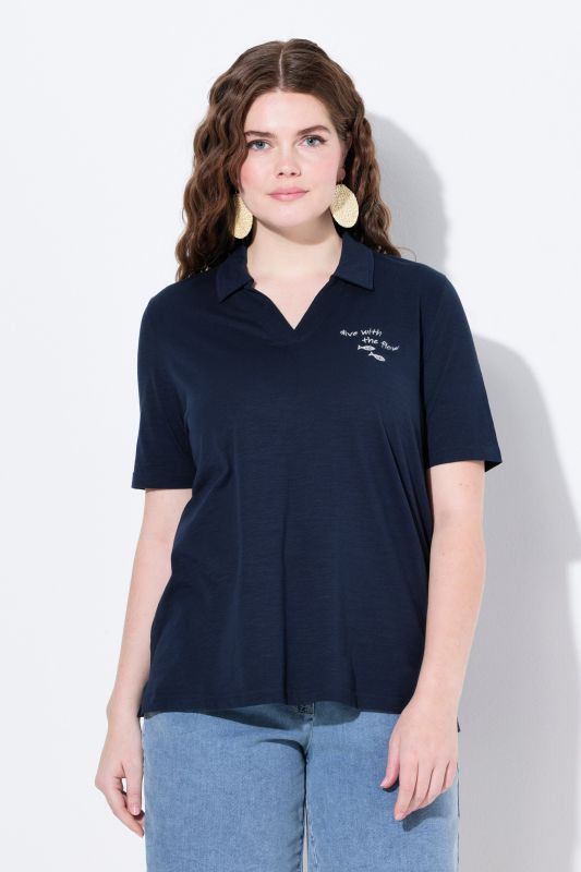 Eco Cotton Embroidered Short Sleeve Polo