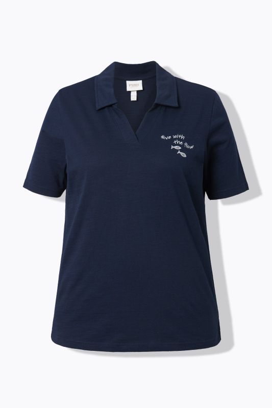 Eco Cotton Embroidered Short Sleeve Polo