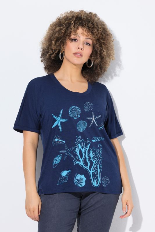Marine Print Short Sleeve Tee