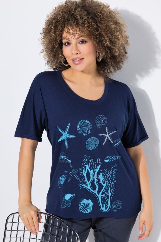 Marine Print Short Sleeve Tee
