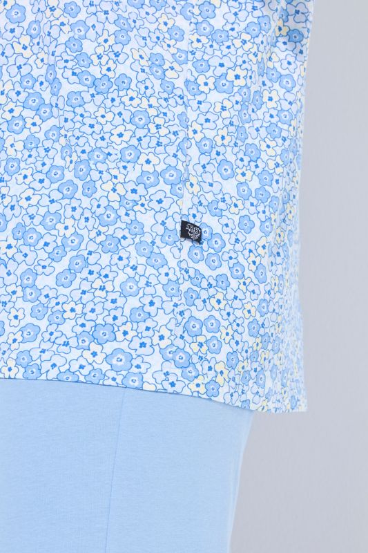 Daisy Print Two Piece Pajama Set