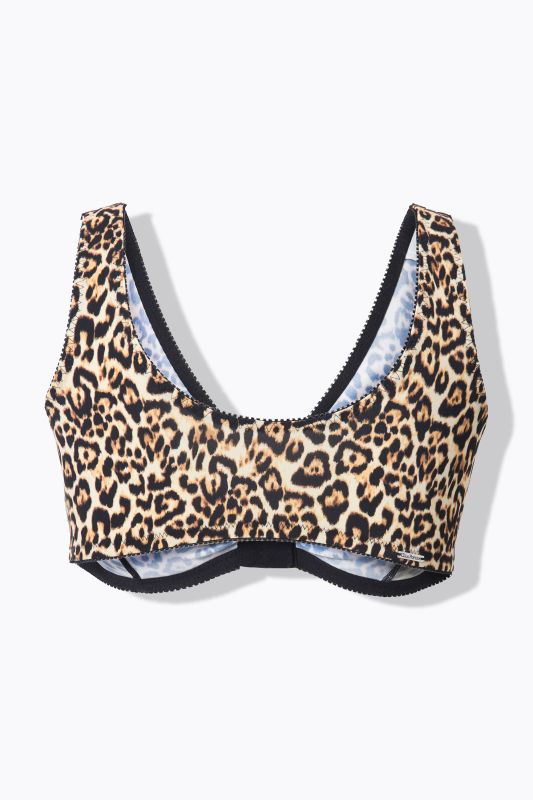 Leopard Print Comfort Bra