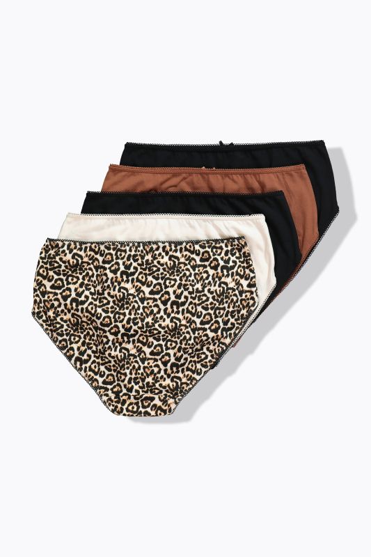 5 Pack of Panties- Leopard