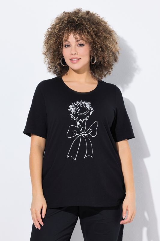 Ostrich Print Short Sleeve Tee