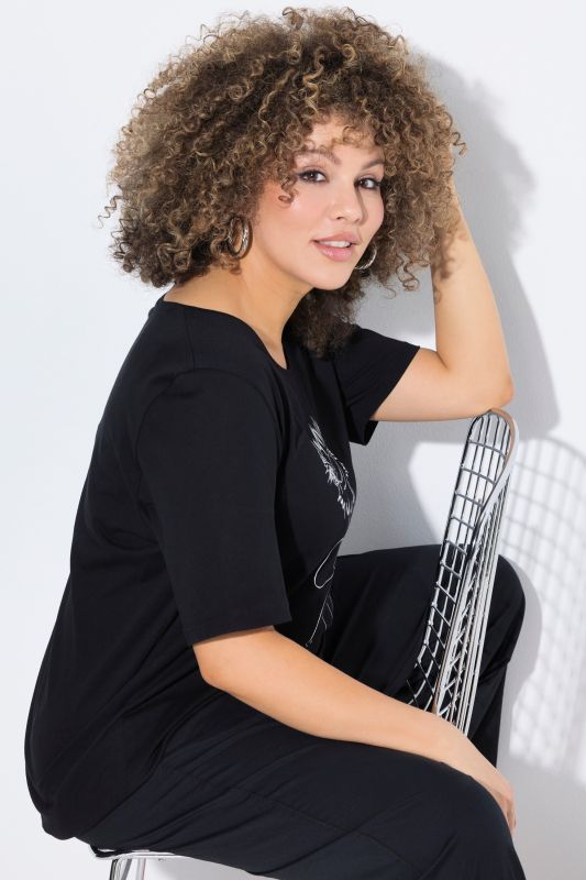 Ostrich Print Short Sleeve Tee