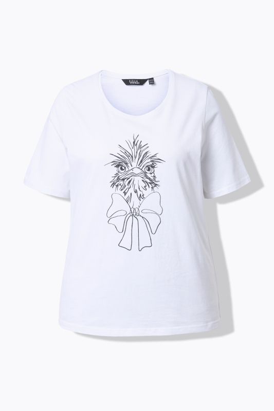 Ostrich Print Short Sleeve Tee