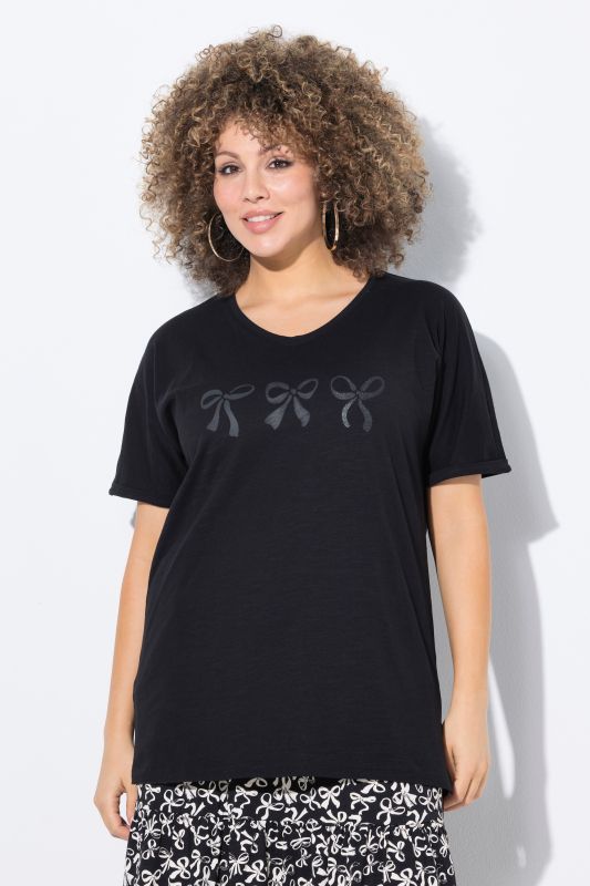 Bow Short Sleeve Graphic Tee
