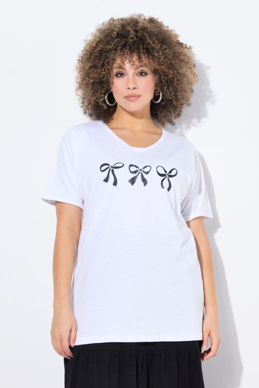 Bow Short Sleeve Graphic Tee