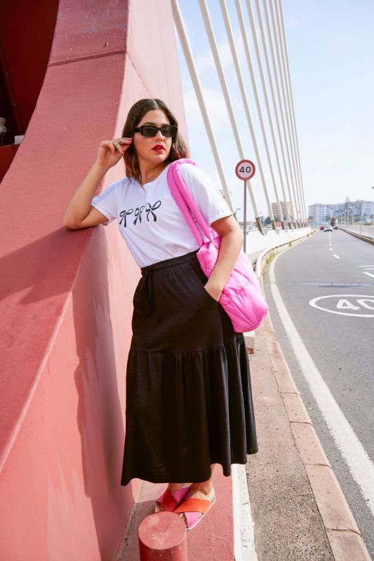 Bow Short Sleeve Graphic Tee