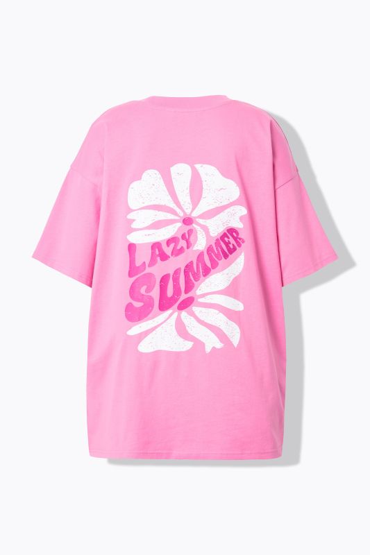 Lazy Summer Oversized Graphic Tee