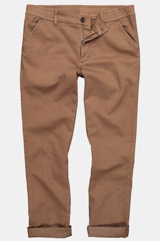 Chino trousers, FLEXNAMIC®, elastic waistband, up to size 72