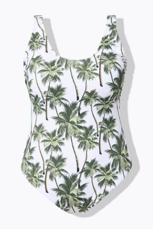 Palm Tree Print Swimsuit