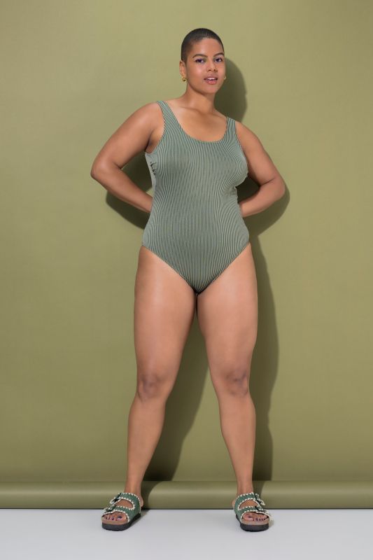 Glitter Stripe Swimsuit