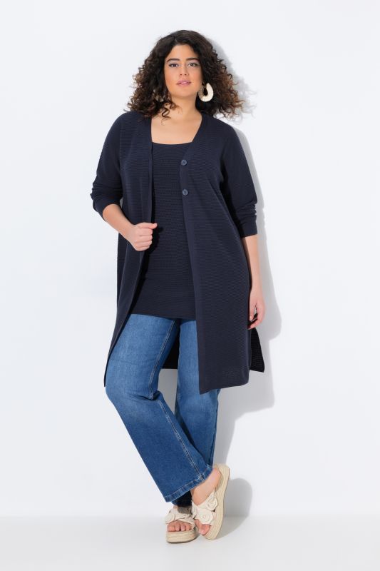 Eco Cotton Long Sleeve Longline Silhouette