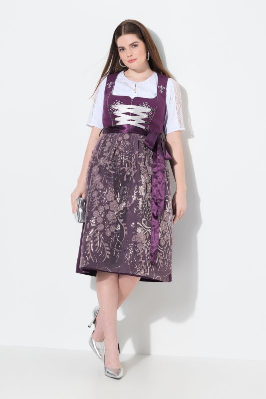 Рокля тип Dirndl с връзки