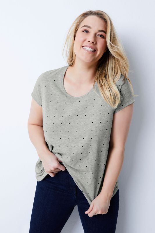 Bellieva 2 Pack Dot Print Cotton Tees
