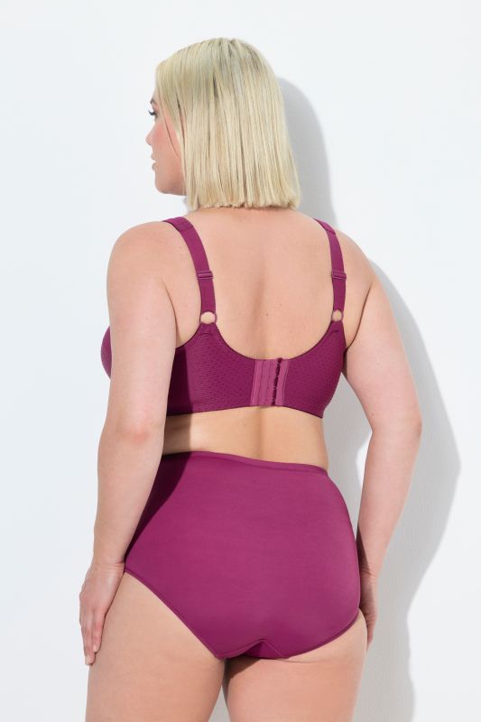 Jacquard Dot Wirefree Kelly Fit Support Bra