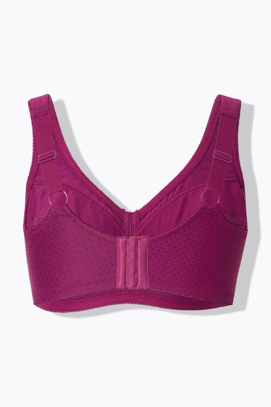 Jacquard Dot Wirefree Kelly Fit Support Bra