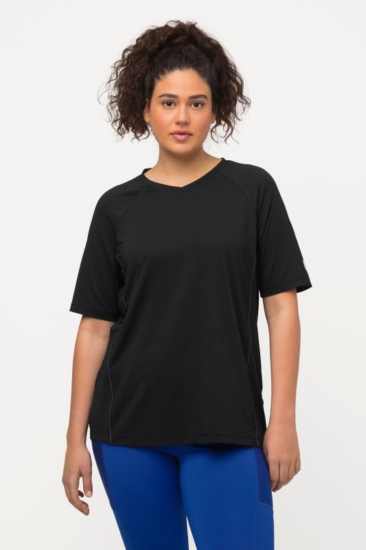 Piping Accent Functional UVP 50+ Stretch Knit Top