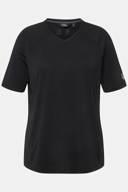Piping Accent Functional UVP 50+ Stretch Knit Top