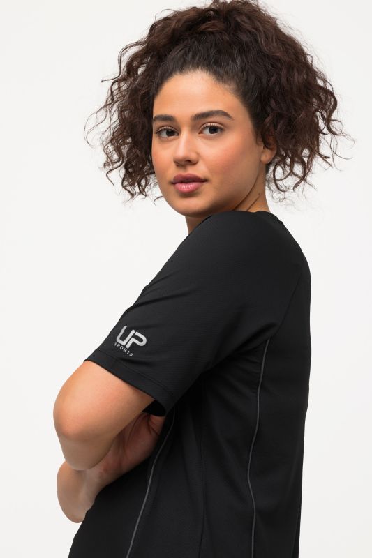 Piping Accent Functional UVP 50+ Stretch Knit Top