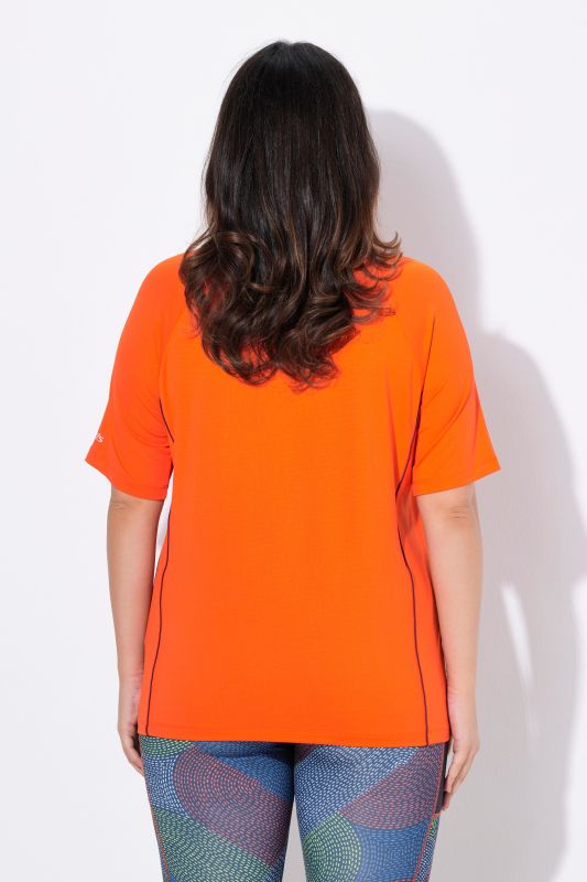 Piping Accent Functional UVP 50+ Stretch Knit Top