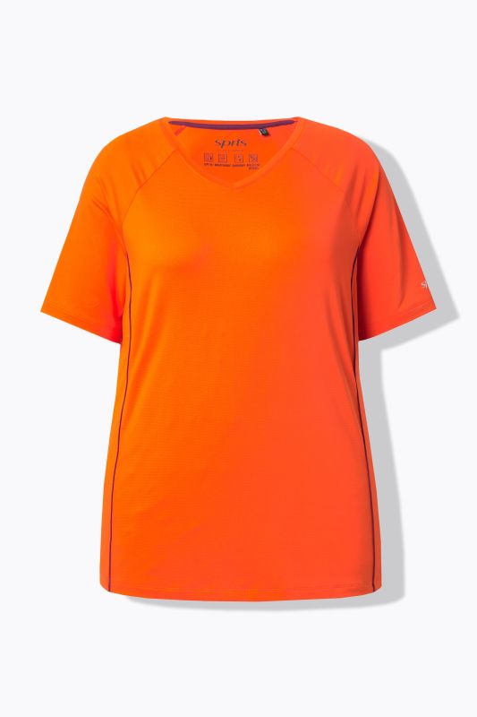 Piping Accent Functional UVP 50+ Stretch Knit Top