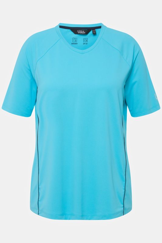 Piping Accent Functional UVP 50+ Stretch Knit Top